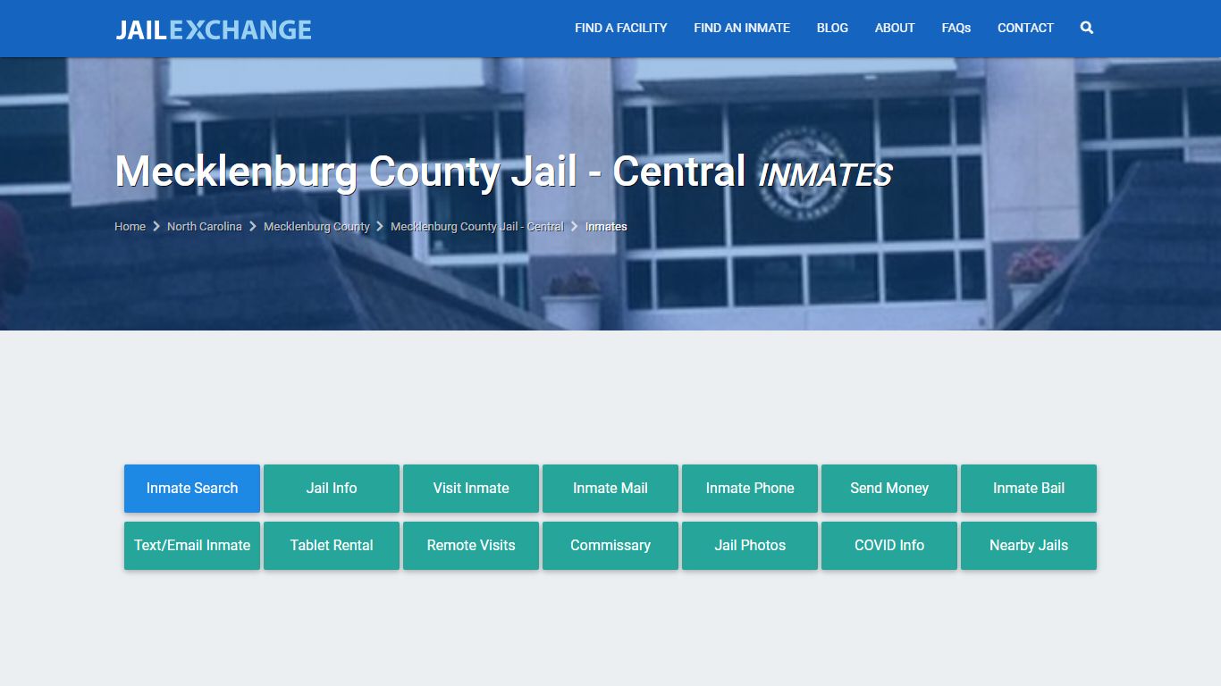 Mecklenburg County Jail Inmates | Arrests | Mugshots | NC